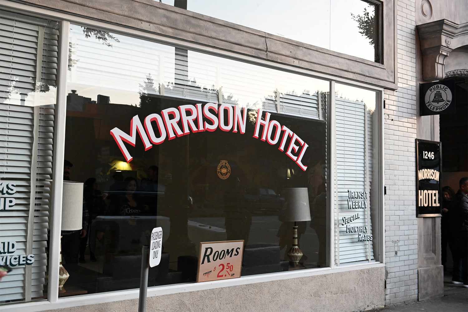 The Morrison Hotel located at 1246 South Hope Street in Downtown Los Angeles, California. (Scott Dudelson/Getty Images)